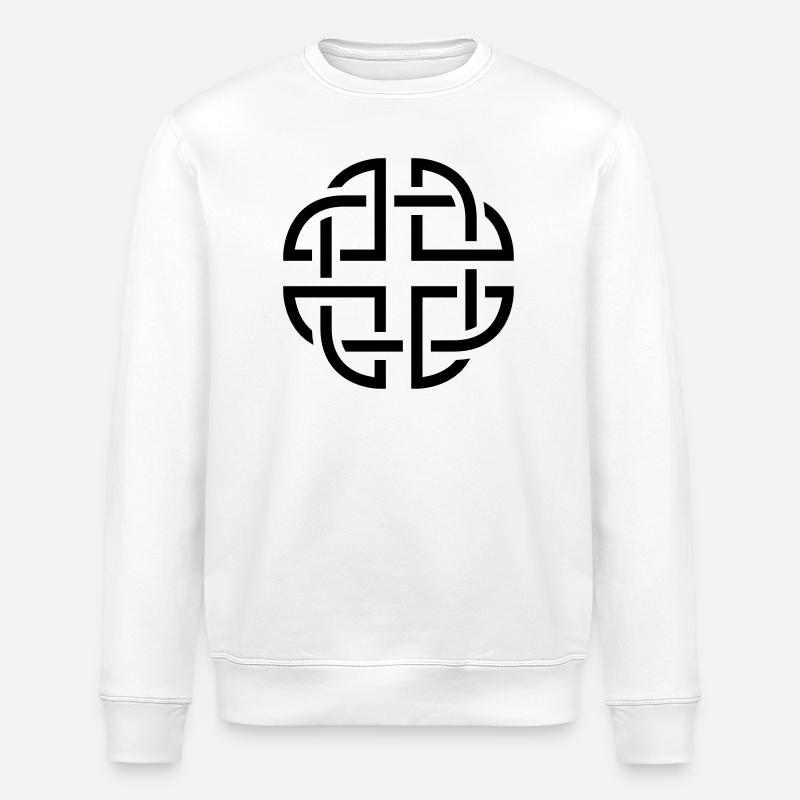 Celtic Knot - Stanley/Stella Unisex Bio-Sweatshirt ROLLER - Weiß