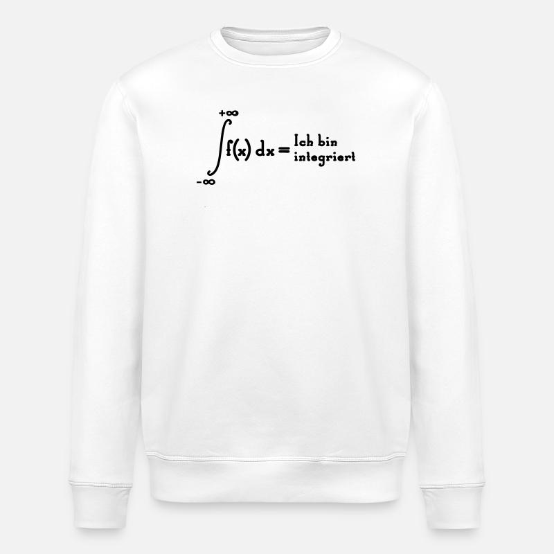 Je intégrée - Sweat bio ROLLER Stanley/Stella Unisexe - blanc