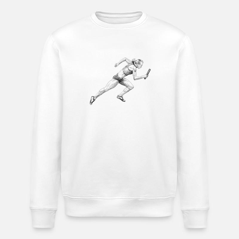 Runner - Sweat bio ROLLER Stanley/Stella Unisexe - blanc