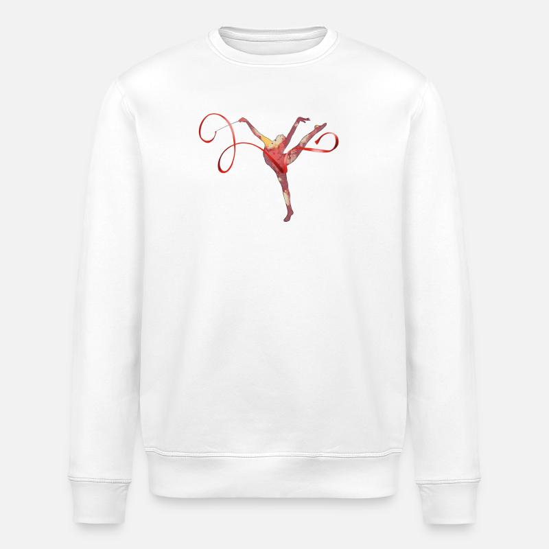 Rhythmische Gymnastik - Stanley/Stella Unisex Bio-Sweatshirt ROLLER - Weiß