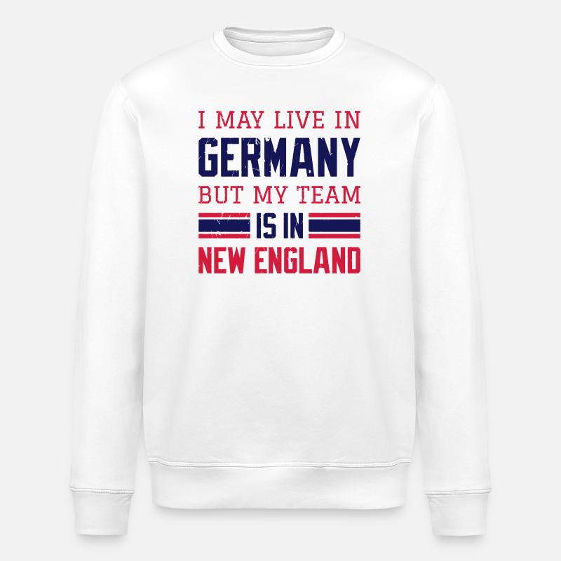 New England - Stanley/Stella Unisex Bio-Sweatshirt ROLLER - Weiß