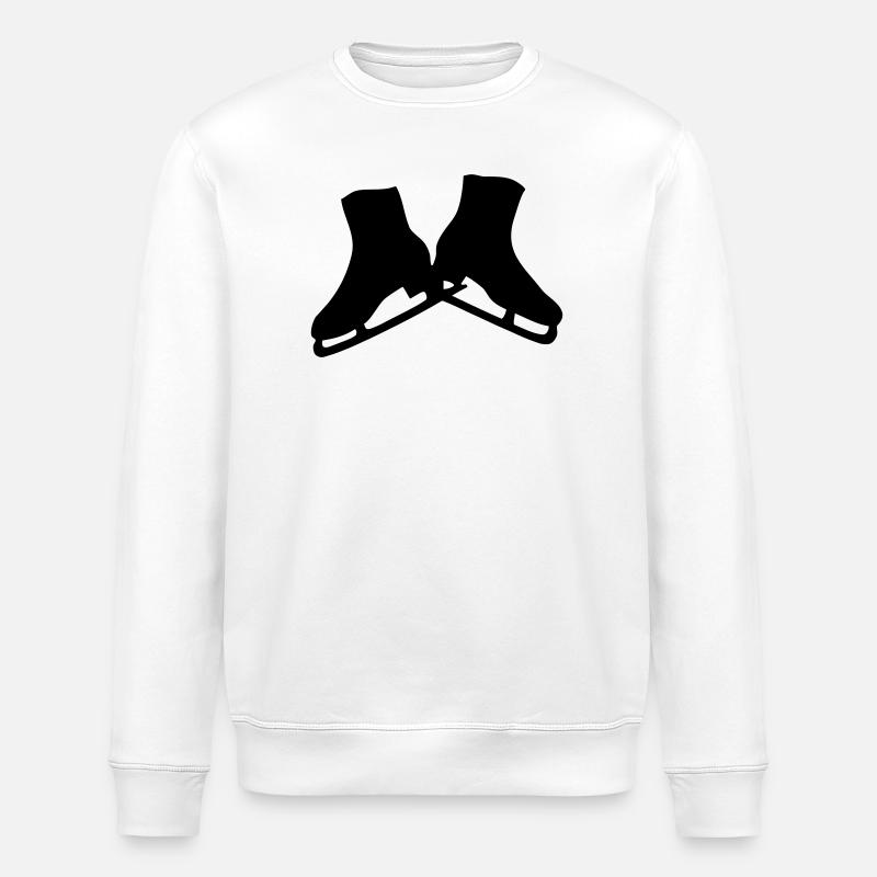 skates - Stanley/Stella ROLLER Unisex Organic Sweatshirt - white
