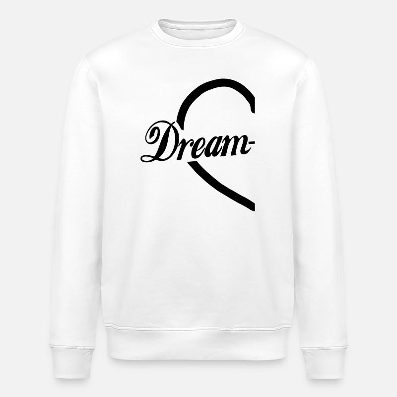 Dream-Team Herz - Stanley/Stella Unisex Bio-Sweatshirt ROLLER - Weiß