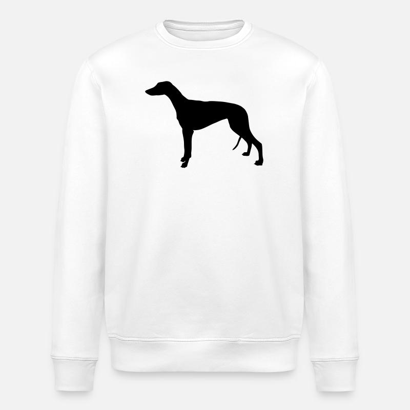 Greyhound - Stanley/Stella ROLLER Unisex Organic Sweatshirt - white