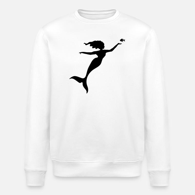 La sirène - Sweat bio ROLLER Stanley/Stella Unisexe - blanc