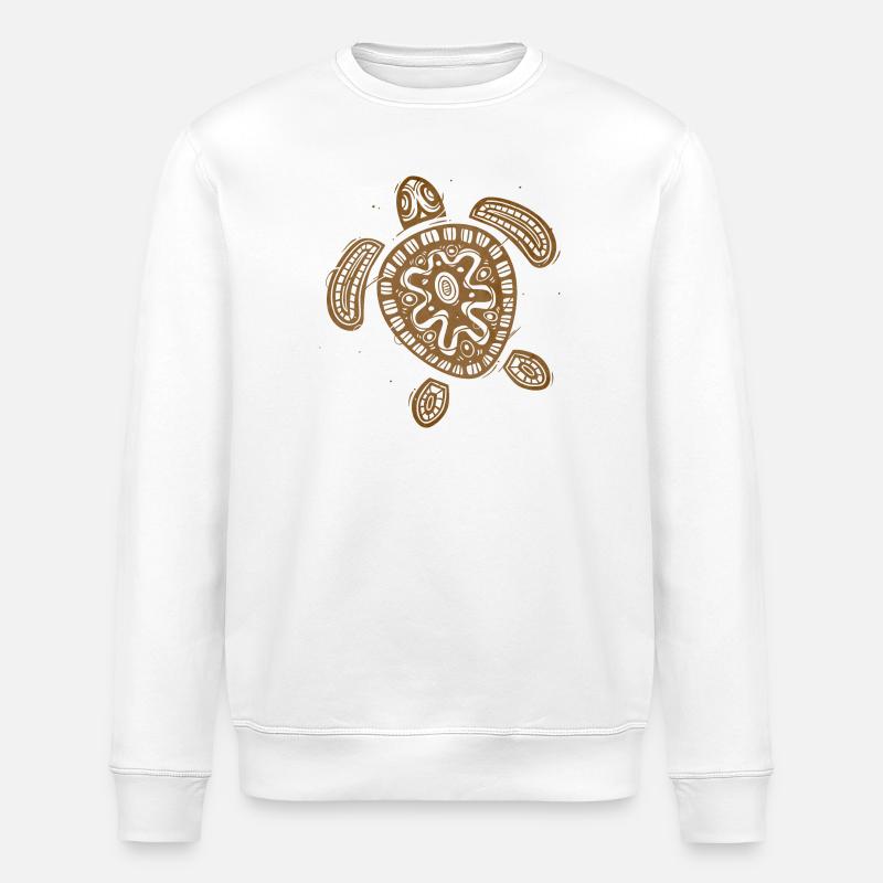 Hawaii Turtle - Stanley/Stella ROLLER Unisex Organic Sweatshirt - white