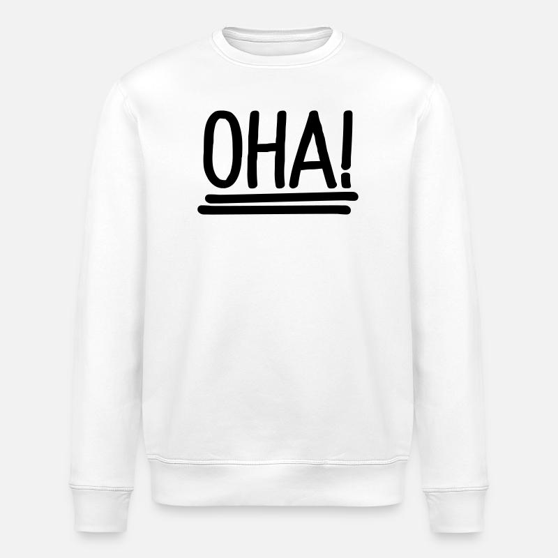 oha - Stanley/Stella Unisex Bio-Sweatshirt ROLLER - Weiß