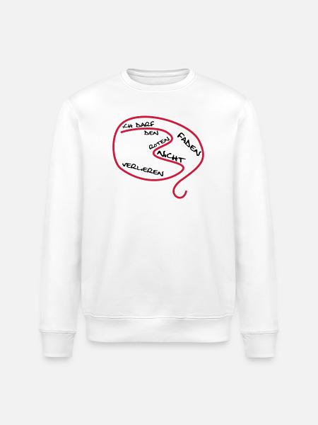 Der rote Faden... - Stanley/Stella Unisex Bio-Sweatshirt ROLLER - Weiß