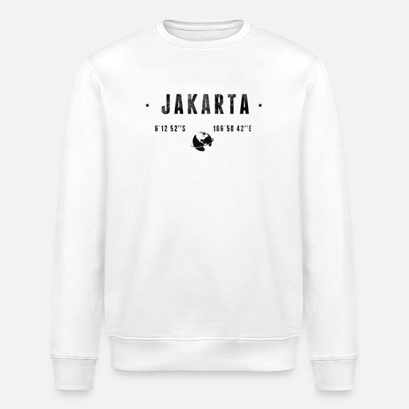 Jakarta - Stanley/Stella Unisex Bio-Sweatshirt ROLLER - Weiß