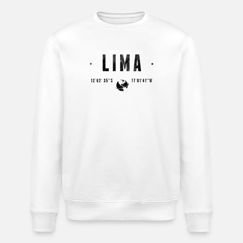 LIMA - Stanley/Stella ROLLER Unisex Organic Sweatshirt - white