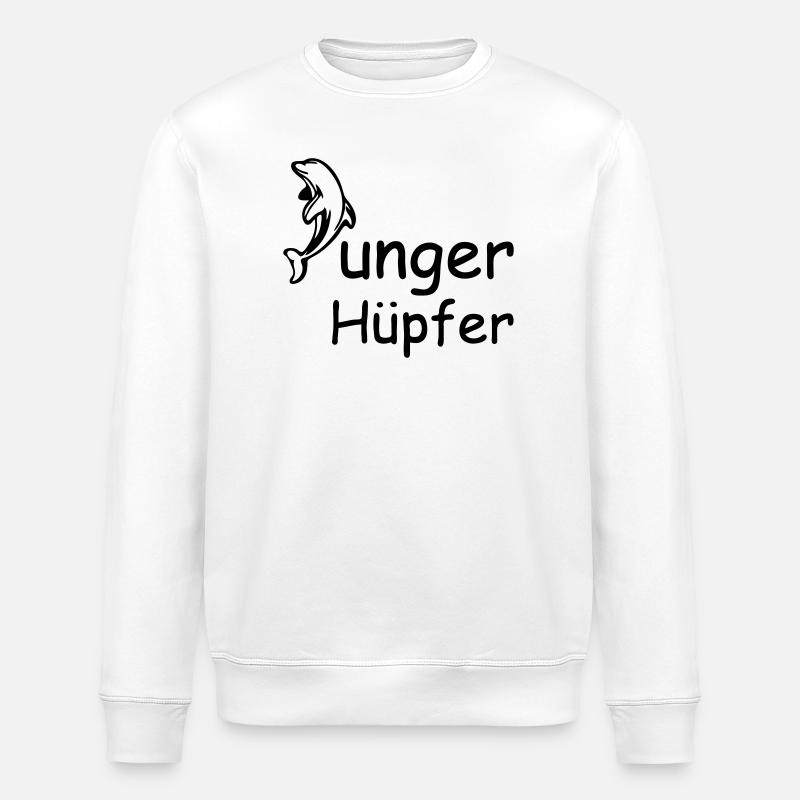 Junger Hüpfer Geschenk - Stanley/Stella Unisex Bio-Sweatshirt ROLLER - Weiß