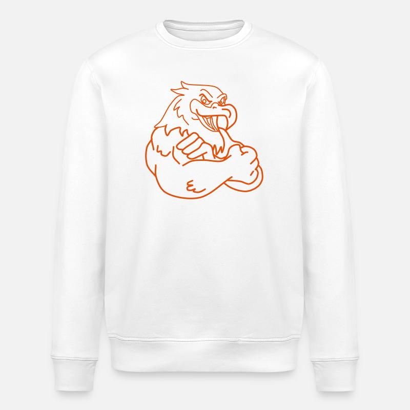 Aigle, Oiseau, Animal, Vautour, Musculation, - Sweat bio ROLLER Stanley/Stella Unisexe - blanc