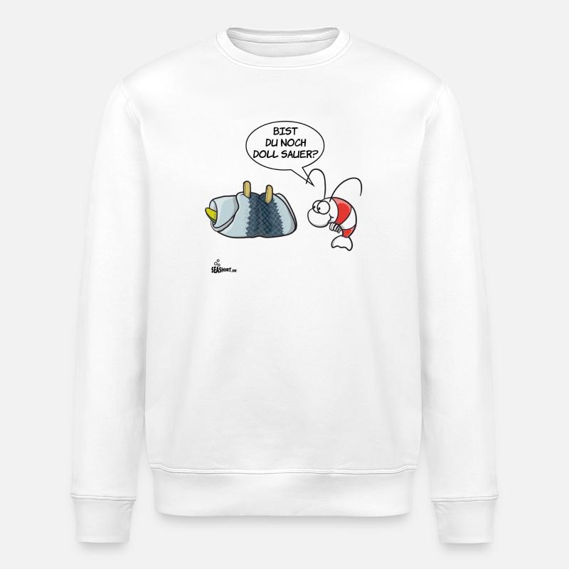 Rollmops - Stanley/Stella Unisex Bio-Sweatshirt ROLLER - Weiß