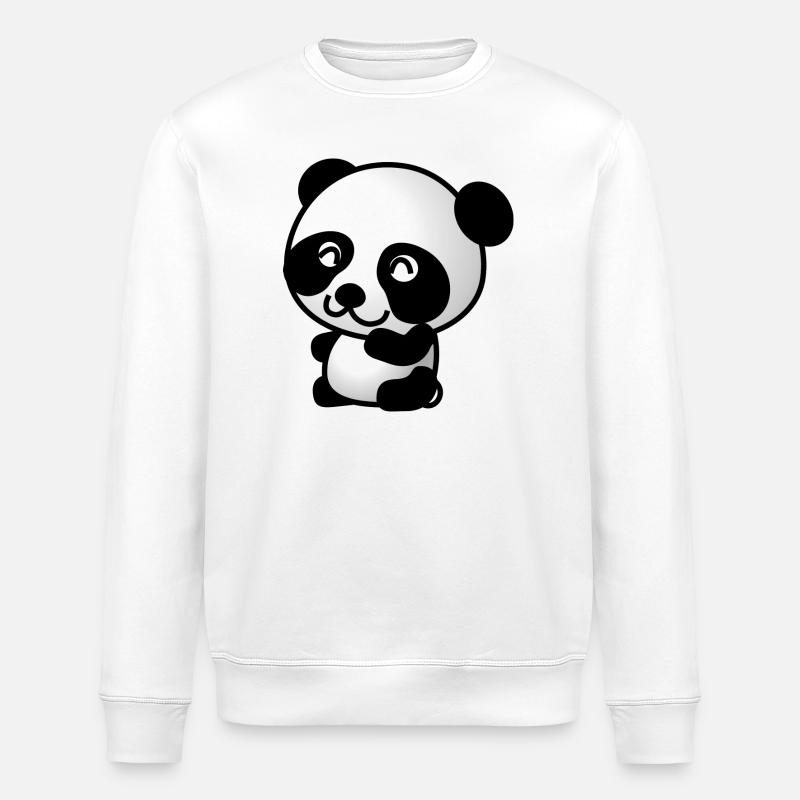 Mignon Panda - Sweat bio ROLLER Stanley/Stella Unisexe - blanc
