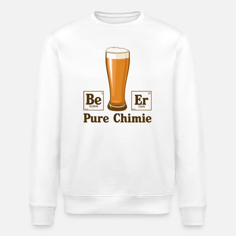 Pure chimie - Sweat bio ROLLER Stanley/Stella Unisexe - blanc