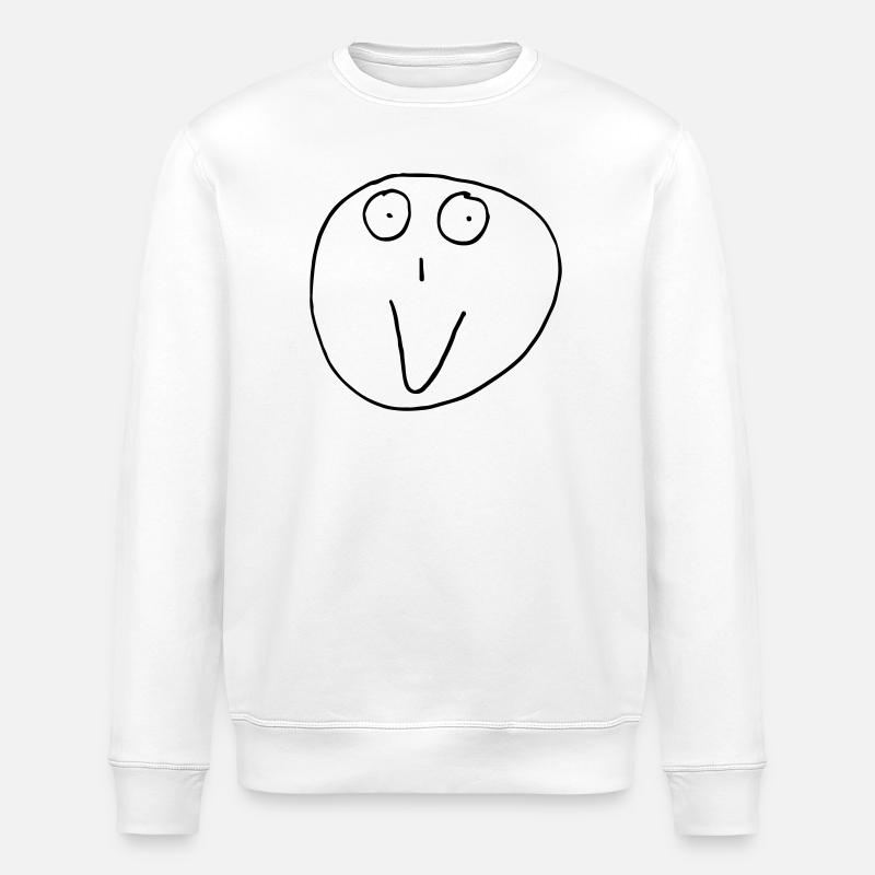 Steven Lächeln - Stanley/Stella Unisex Bio-Sweatshirt ROLLER - Weiß