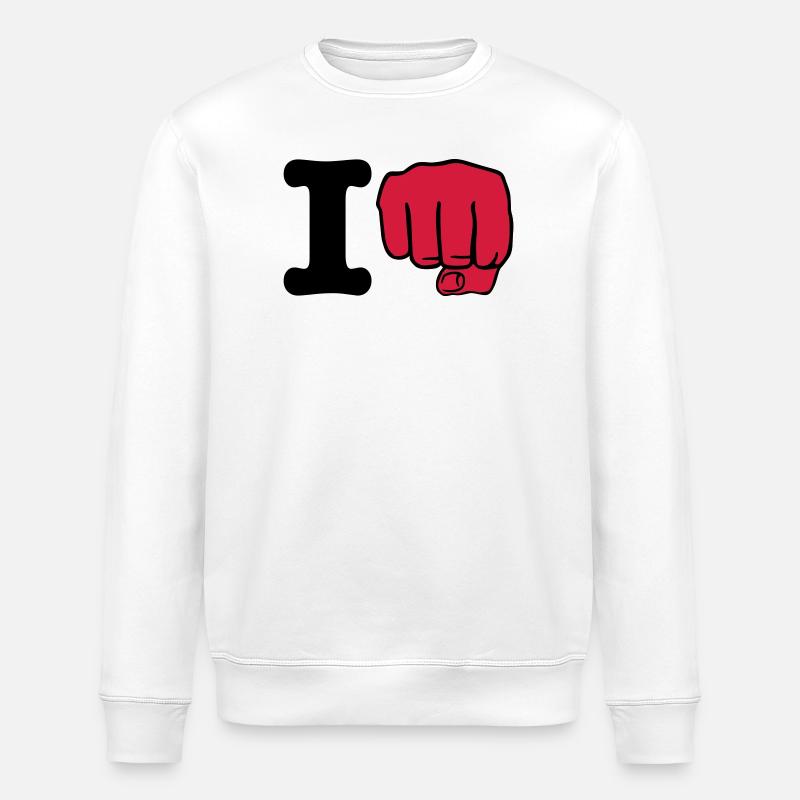 I Boxen - Stanley/Stella Unisex Bio-Sweatshirt ROLLER - Weiß