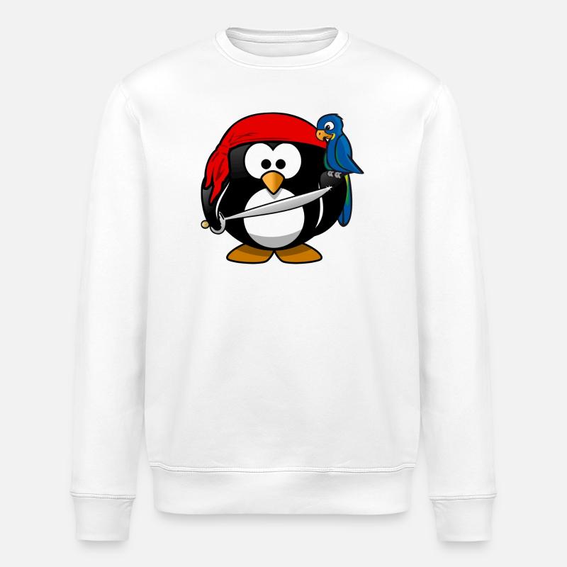 Pirate pirate pirate - Stanley/Stella ROLLER Unisex Organic Sweatshirt - white