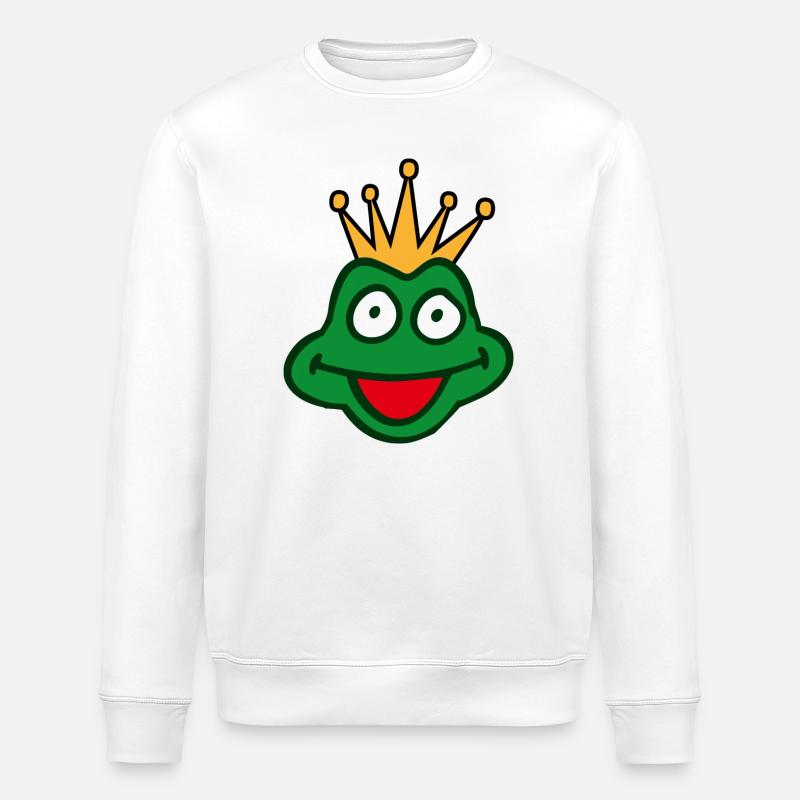 prince grenouille - Sweat bio ROLLER Stanley/Stella Unisexe - blanc