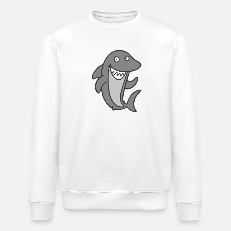 requin - Sweat bio ROLLER Stanley/Stella Unisexe - blanc