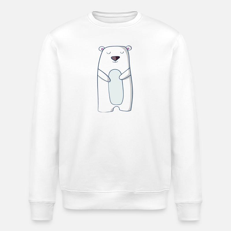 icebear - Stanley/Stella ROLLER Unisex Organic Sweatshirt - white