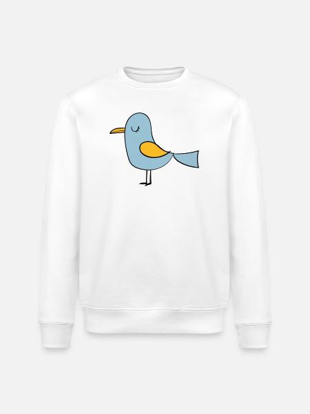 oiseau - Sweat bio ROLLER Stanley/Stella Unisexe - blanc