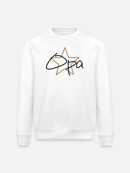 bester Opa - Stanley/Stella Unisex Bio-Sweatshirt ROLLER - Weiß