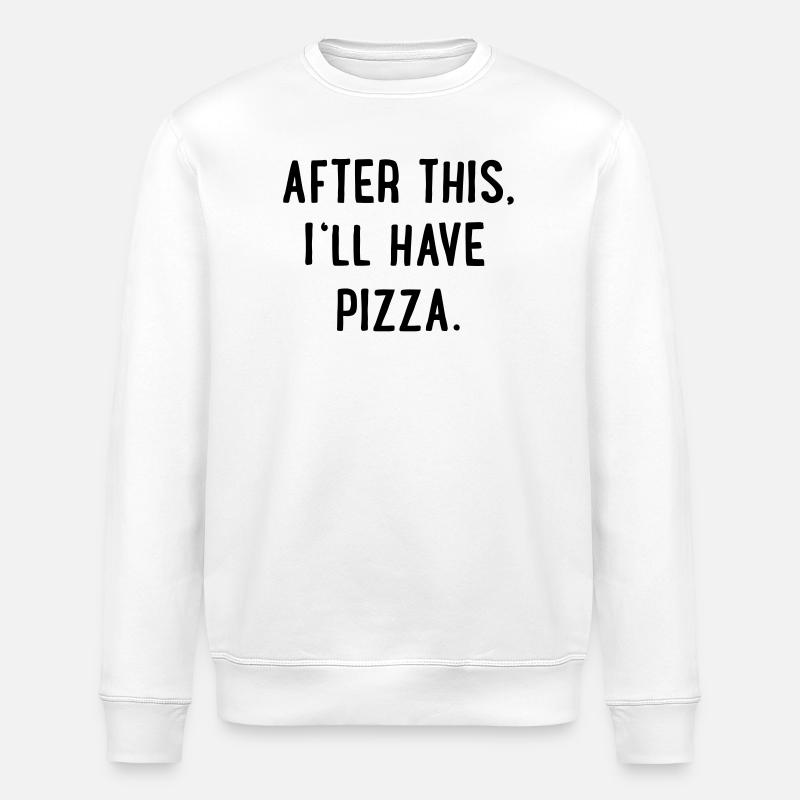Pizza - Stanley/Stella Unisex Bio-Sweatshirt ROLLER - Weiß