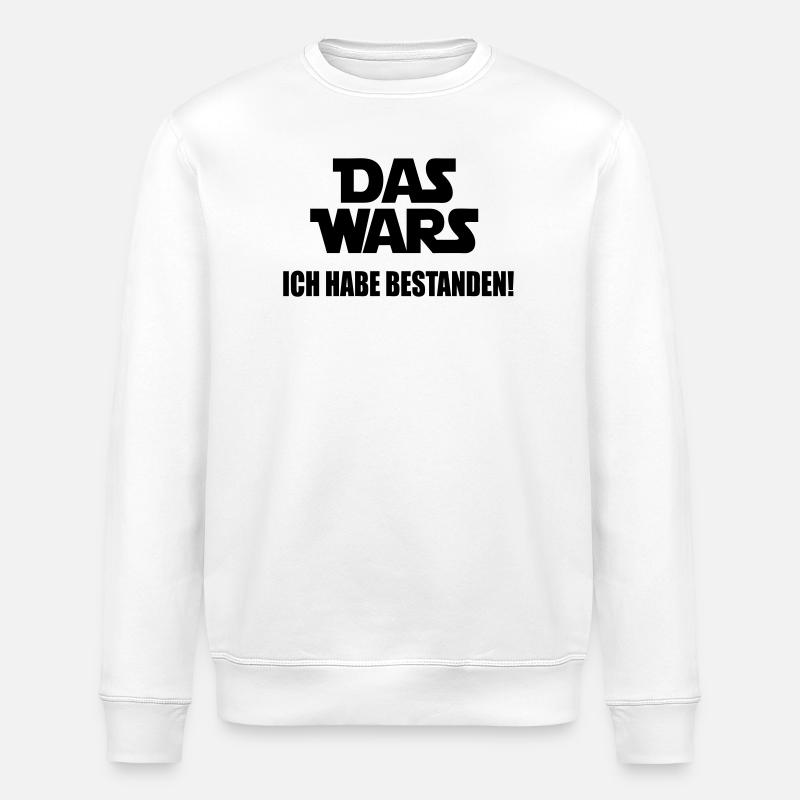 Das wars bestanden - Stanley/Stella Unisex Bio-Sweatshirt ROLLER - Weiß