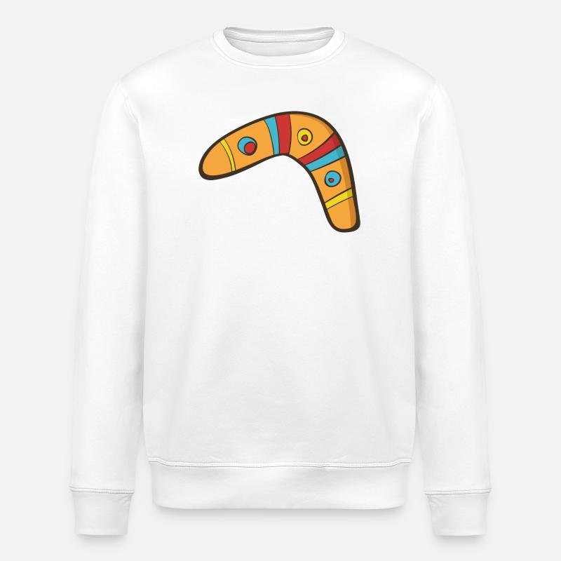 Boomerang - Sweat bio ROLLER Stanley/Stella Unisexe - blanc