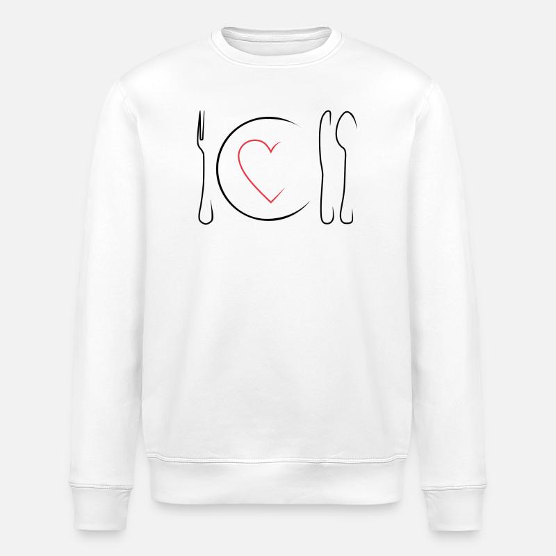 essen - Stanley/Stella Unisex Bio-Sweatshirt ROLLER - Weiß