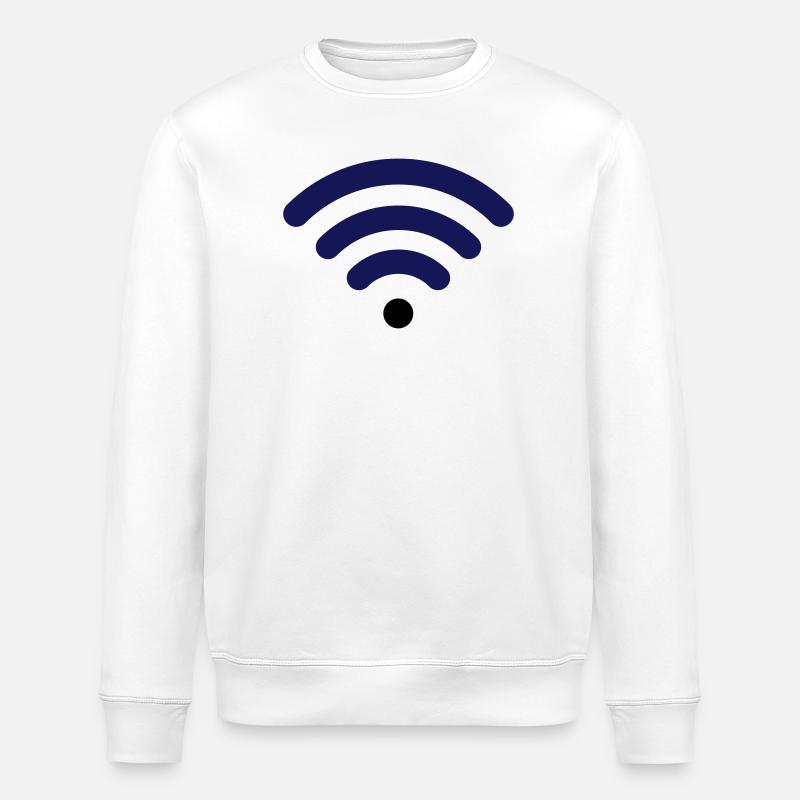 Wifi - Sweat bio ROLLER Stanley/Stella Unisexe - blanc