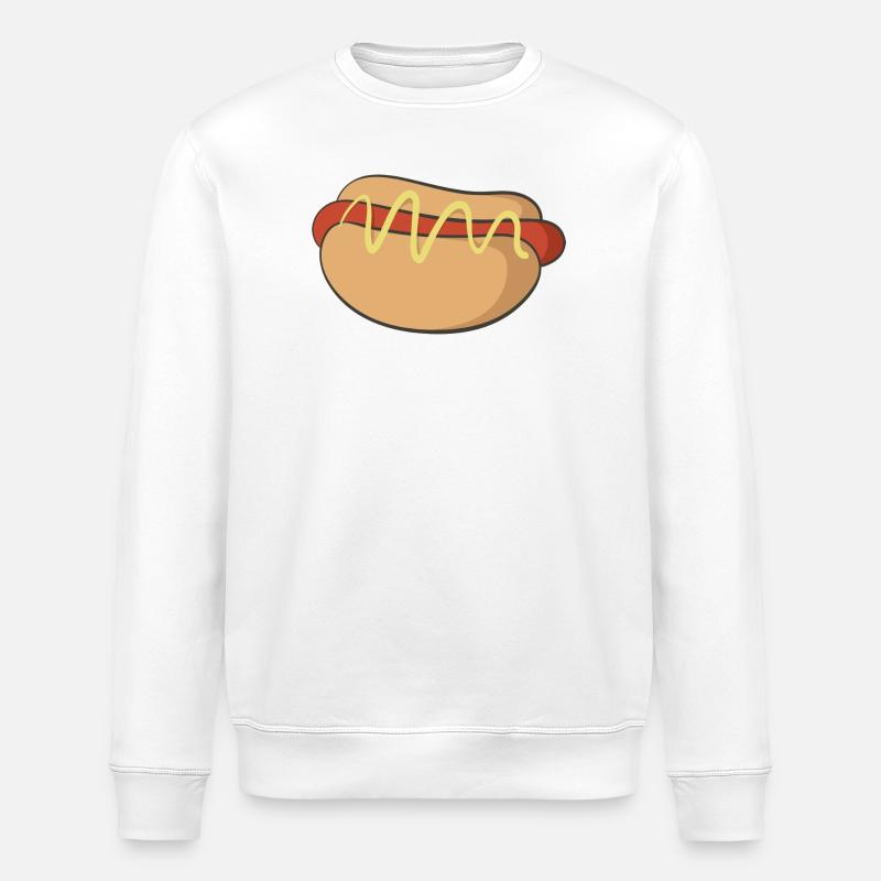 Hotdog - Stanley/Stella Unisex Bio-Sweatshirt ROLLER - Weiß