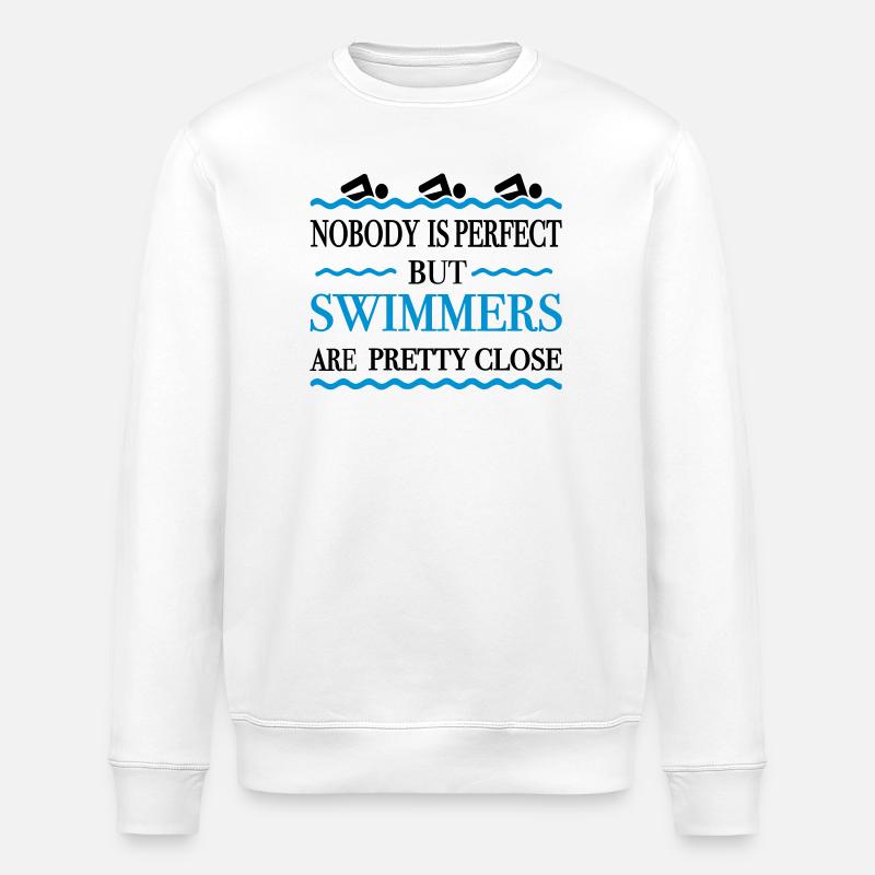 schwimmen - Stanley/Stella Unisex Bio-Sweatshirt ROLLER - Weiß