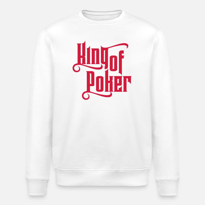 Poker - Stanley/Stella Unisex Bio-Sweatshirt ROLLER - Weiß