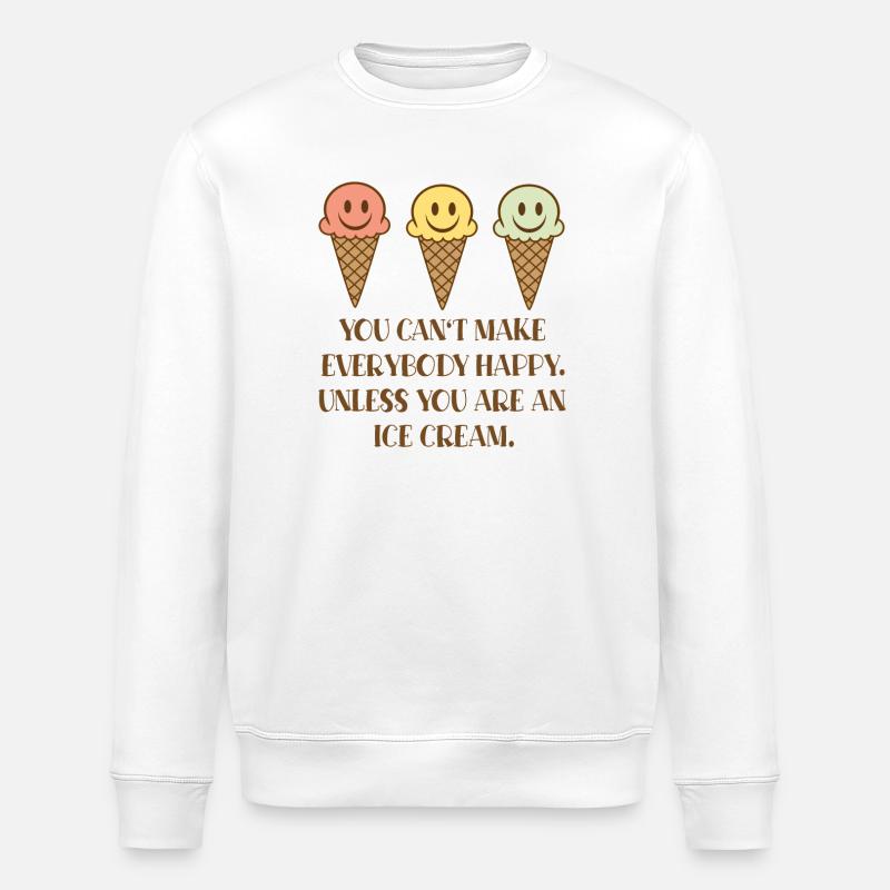Eis - Stanley/Stella Unisex Bio-Sweatshirt ROLLER - Weiß