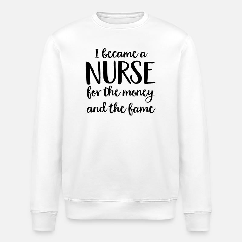 Krankenschwester - Stanley/Stella Unisex Bio-Sweatshirt ROLLER - Weiß