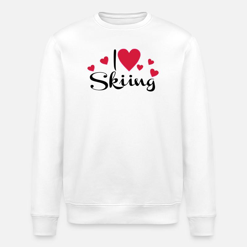 Ski - Sweat bio ROLLER Stanley/Stella Unisexe - blanc