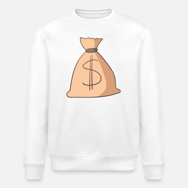 Argent - Sweat bio ROLLER Stanley/Stella Unisexe - blanc