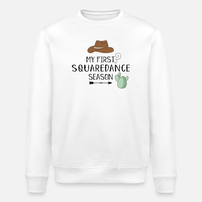 Square Dance - Stanley/Stella Unisex Bio-Sweatshirt ROLLER - Weiß