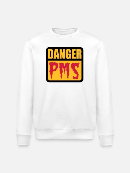 Danger PMS - Stanley/Stella Unisex Bio-Sweatshirt ROLLER - Weiß
