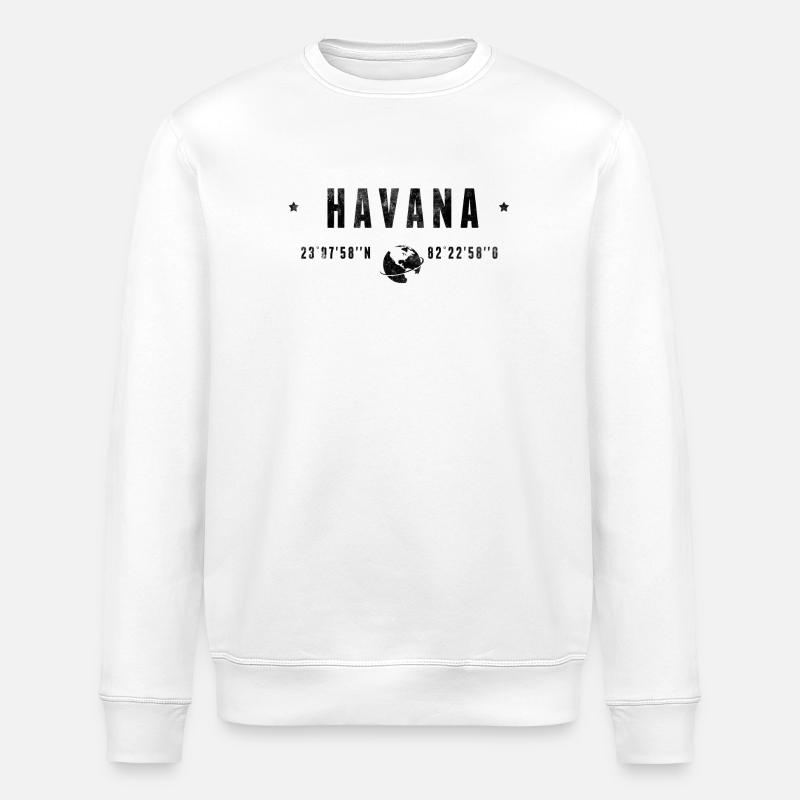 Havana - Stanley/Stella Unisex Bio-Sweatshirt ROLLER - Weiß