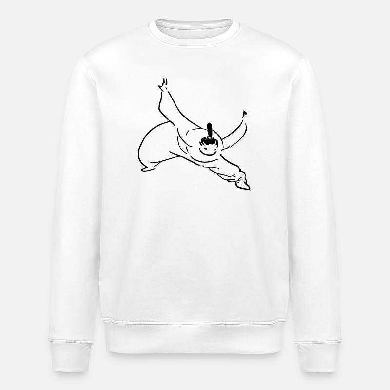 Kung Fu - Stanley/Stella ROLLER Unisex Organic Sweatshirt - white