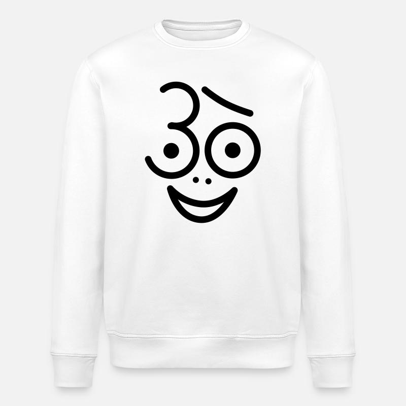 Juhu 30 ans! - Sweat bio ROLLER Stanley/Stella Unisexe - blanc