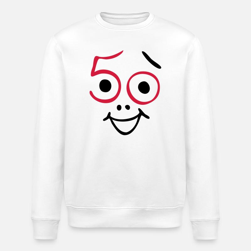 50 Jahre und noch frisch ! - Stanley/Stella Unisex Bio-Sweatshirt ROLLER - Weiß