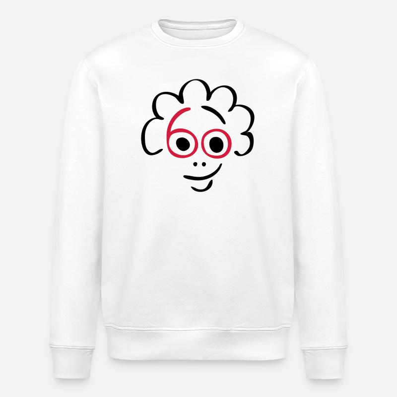 60 Jahre - coole Frau! - Stanley/Stella Unisex Bio-Sweatshirt ROLLER - Weiß