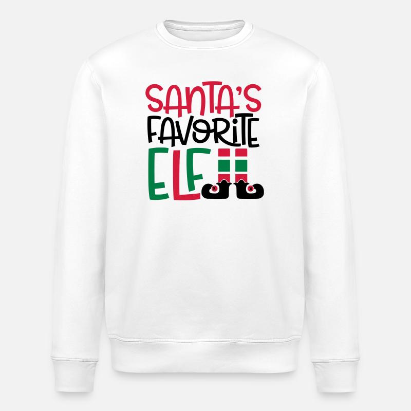 elf - Stanley/Stella Unisex Bio-Sweatshirt ROLLER - Weiß