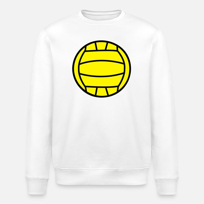 2541614 15552611 volley - Stanley/Stella Unisex Bio-Sweatshirt ROLLER - Weiß