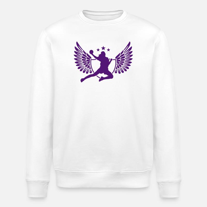 handball - Sweat bio ROLLER Stanley/Stella Unisexe - blanc