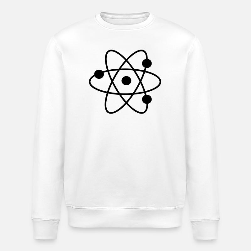 2541614 15071217 science - Stanley/Stella ROLLER Unisex Organic Sweatshirt - white